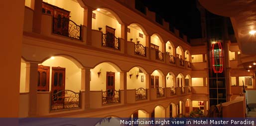 Magnificient night view in Hotel Master Paradise