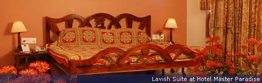 Lavish bedroom at Hotel Master Paradise